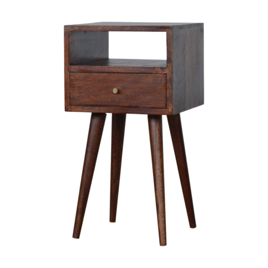 Small Cherry Finish Bedside Cabinet/Table