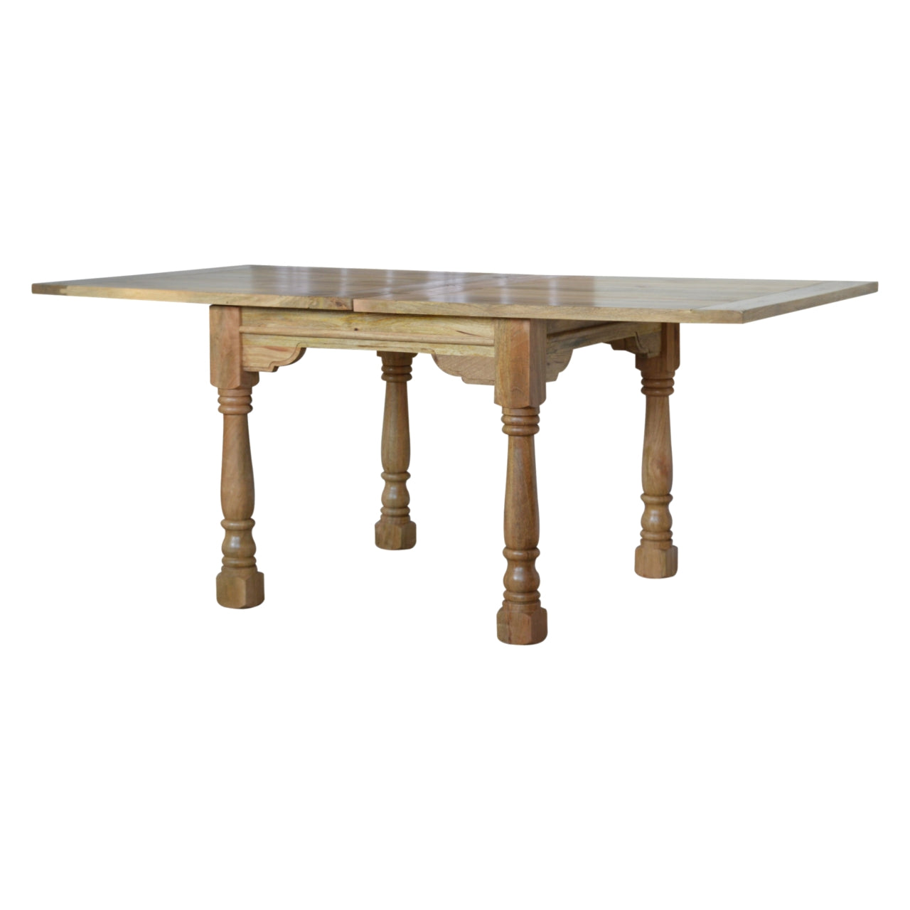 Granary Royale Turned Leg Solid Wood Butterfly Dining Table