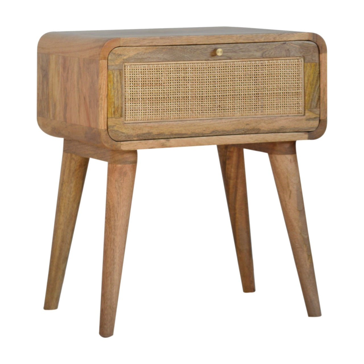 Woven Bedside Table/Cabinet