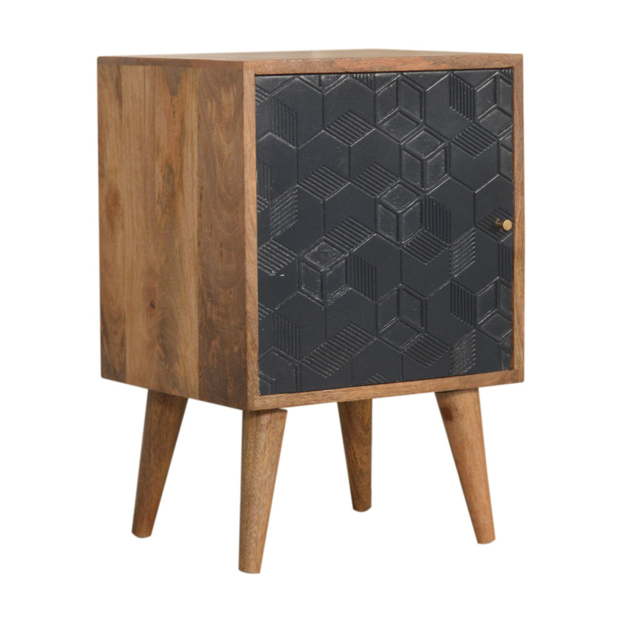 Acadia Navy Bedside Cabinet