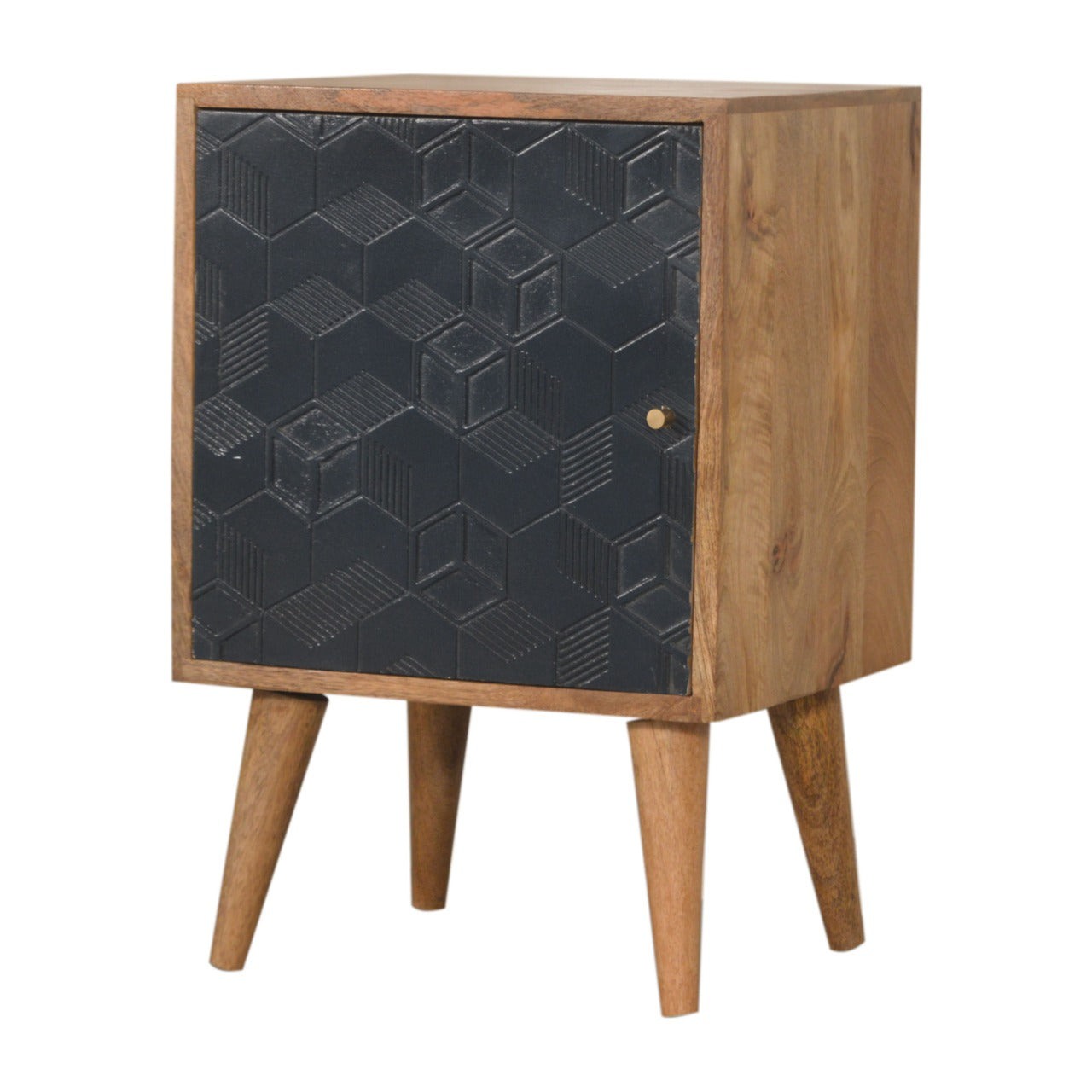 Acadia Navy Bedside Cabinet