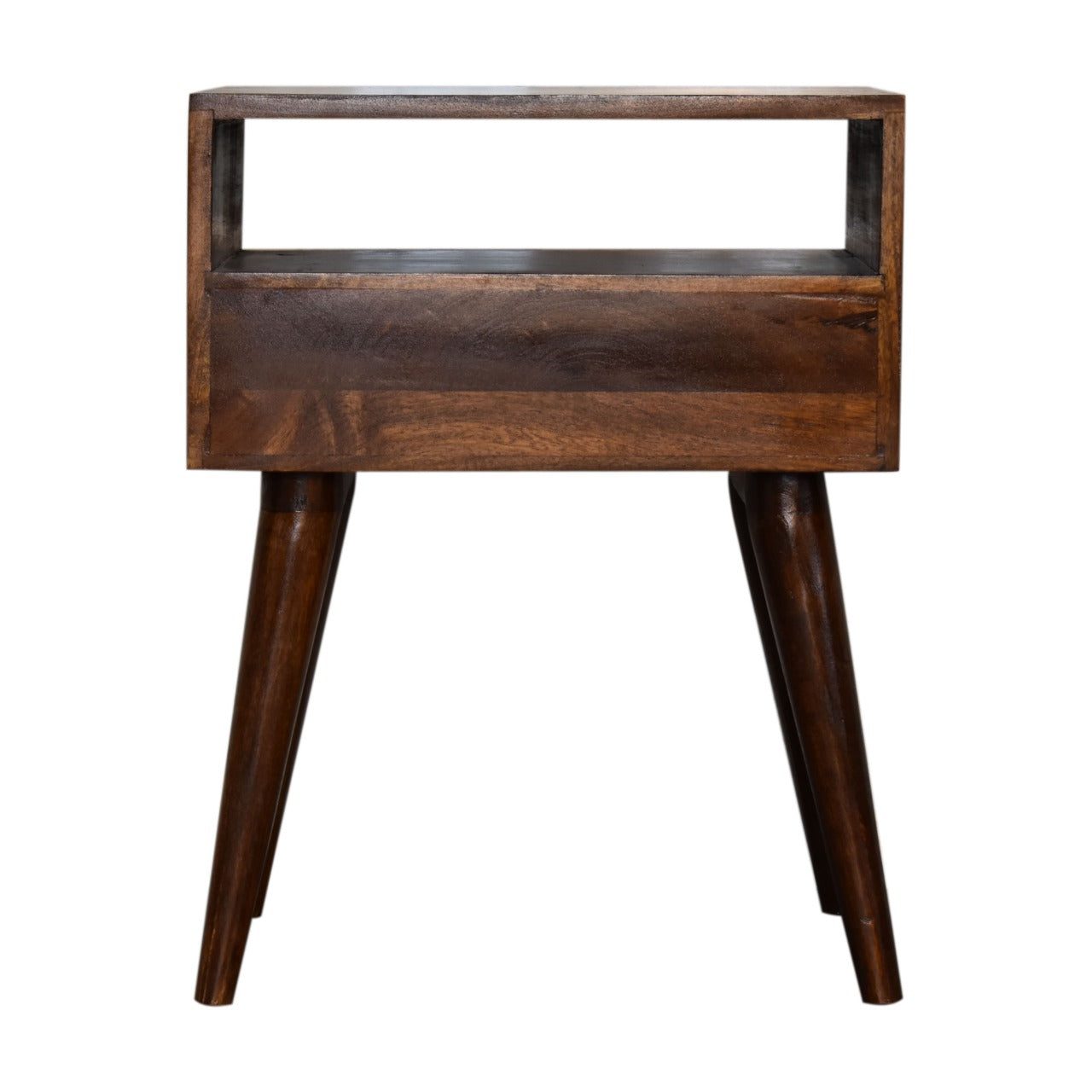 Modern Chestnut Solid Wood Bedside Table