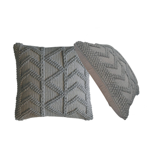 Alda Cushion Set of 2 - Grey