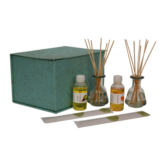 Adira Glass Bottle Diffuser set