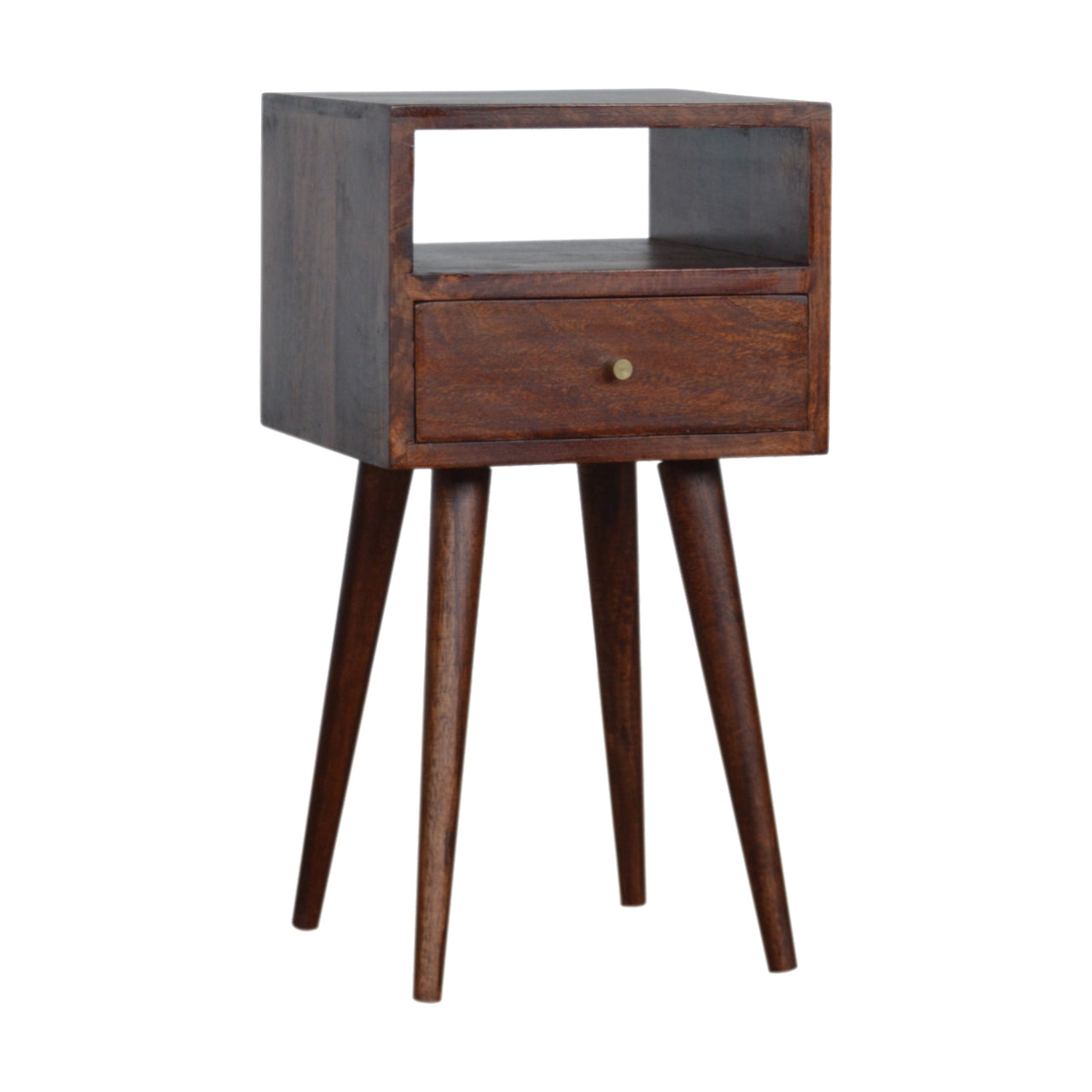 Small Cherry Finish Bedside Cabinet/Table