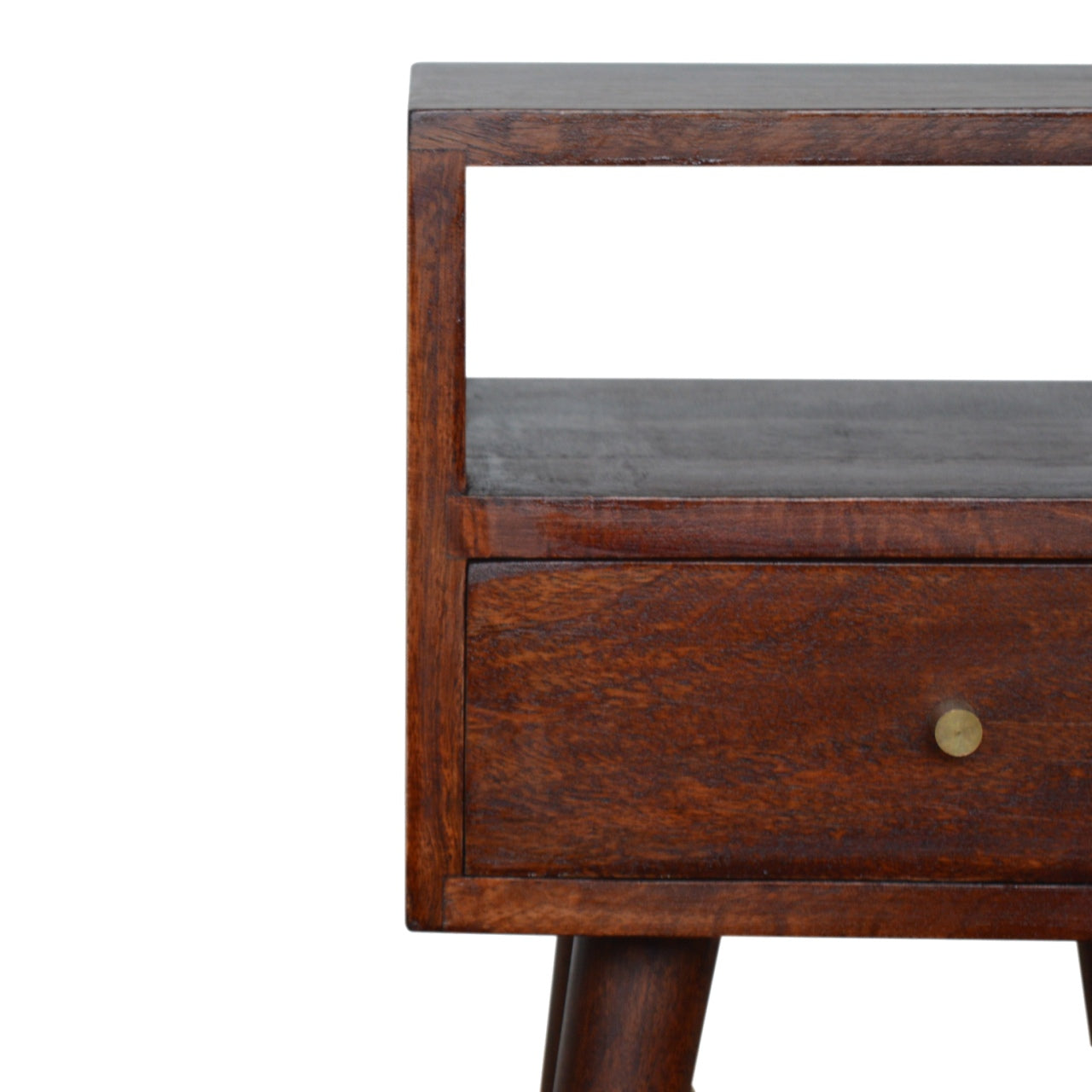 Small Cherry Finish Bedside Cabinet/Table