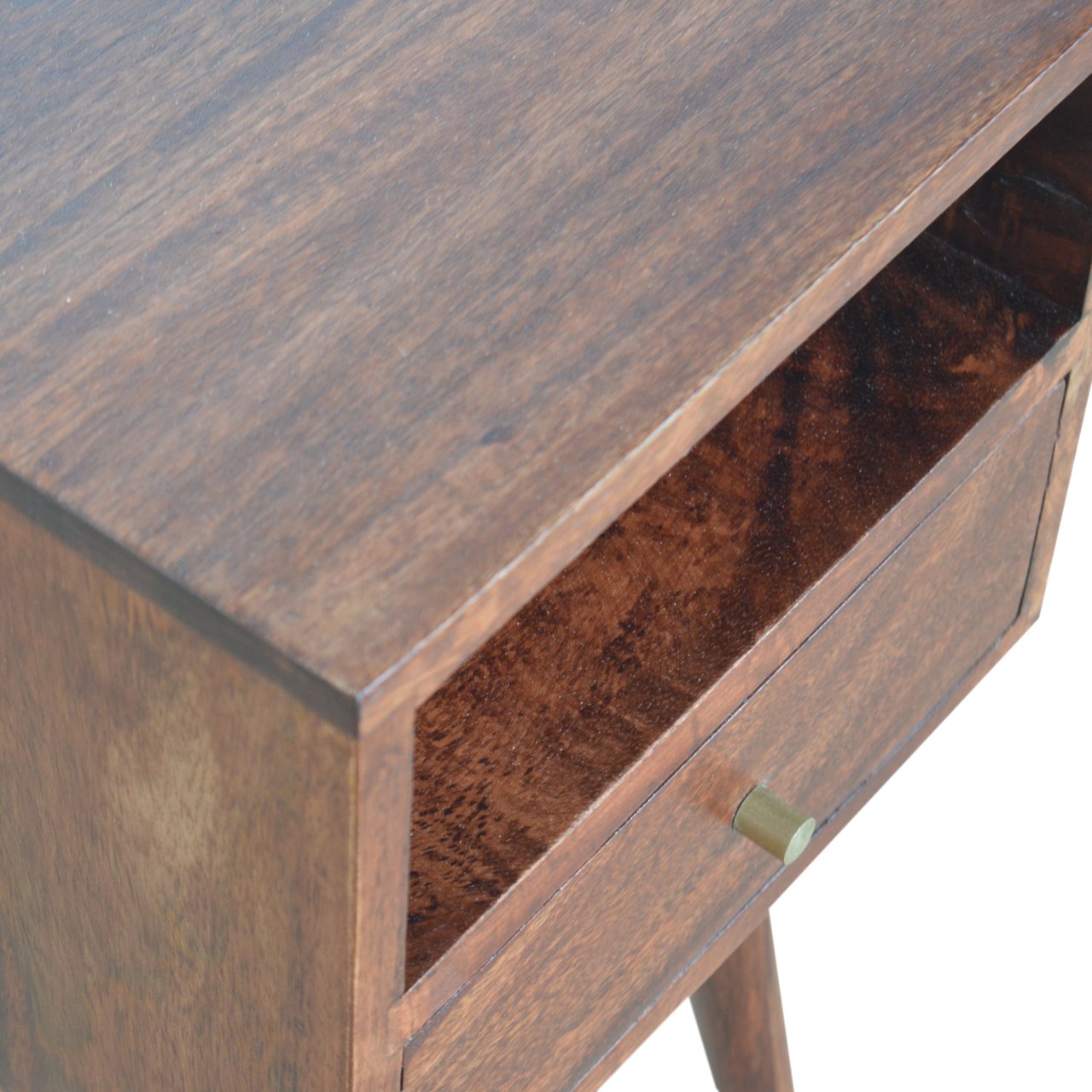 Small Cherry Finish Bedside Cabinet/Table