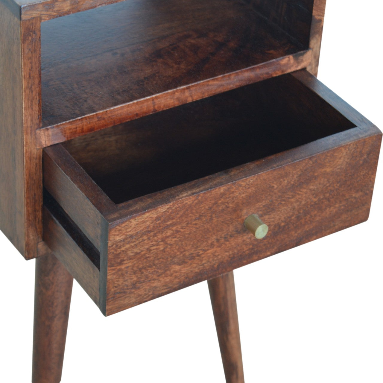 Small Cherry Finish Bedside Cabinet/Table