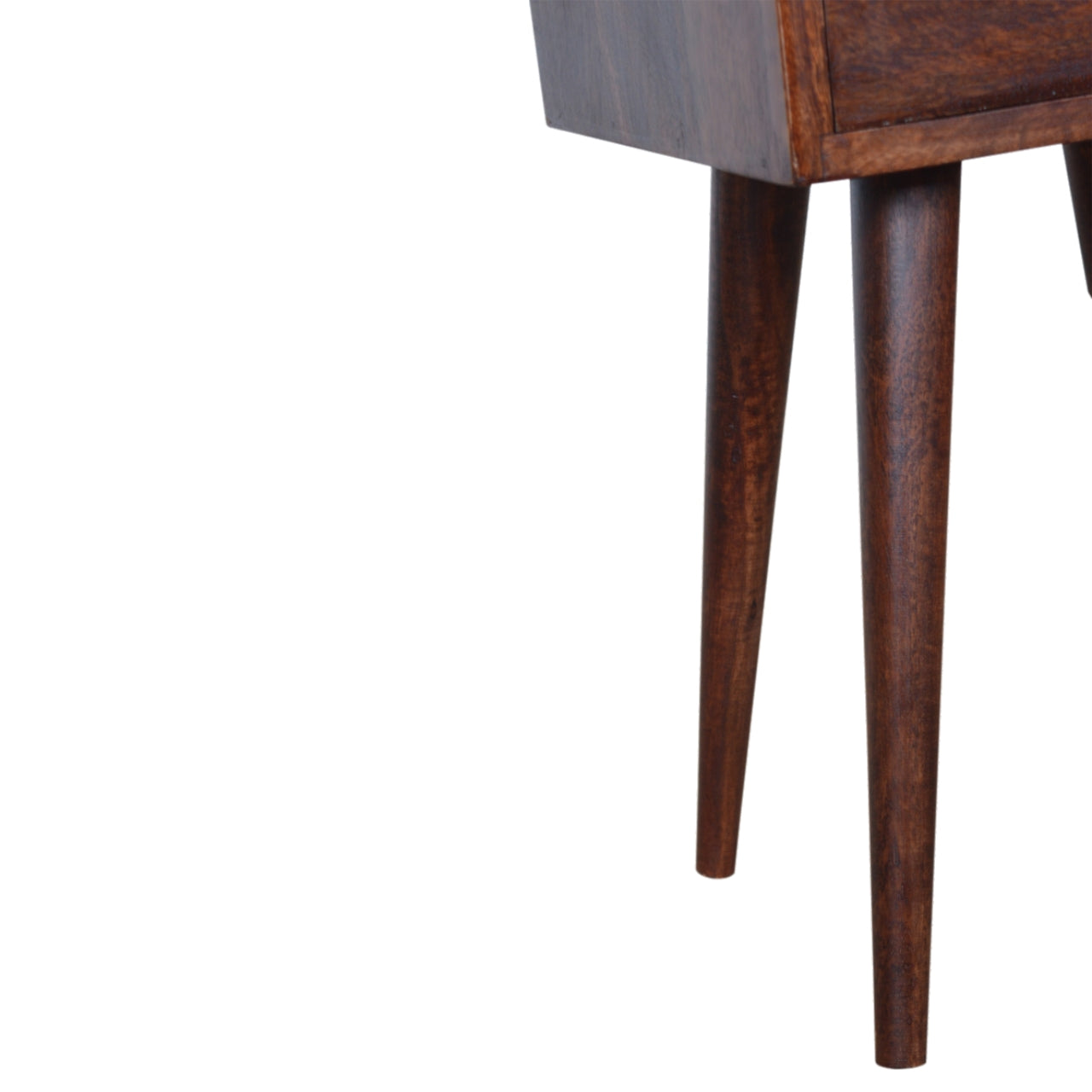 Small Cherry Finish Bedside Cabinet/Table