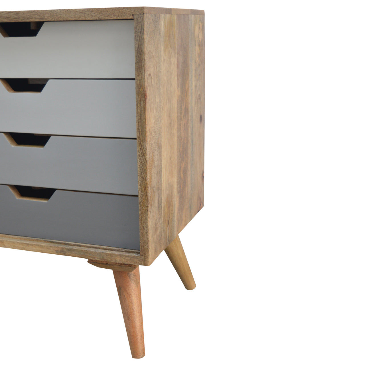 Grey Gradient Sliding Sideboard Cabinet