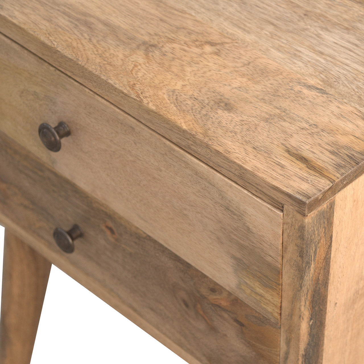 Modern Solid Wood Bedside Cabinet