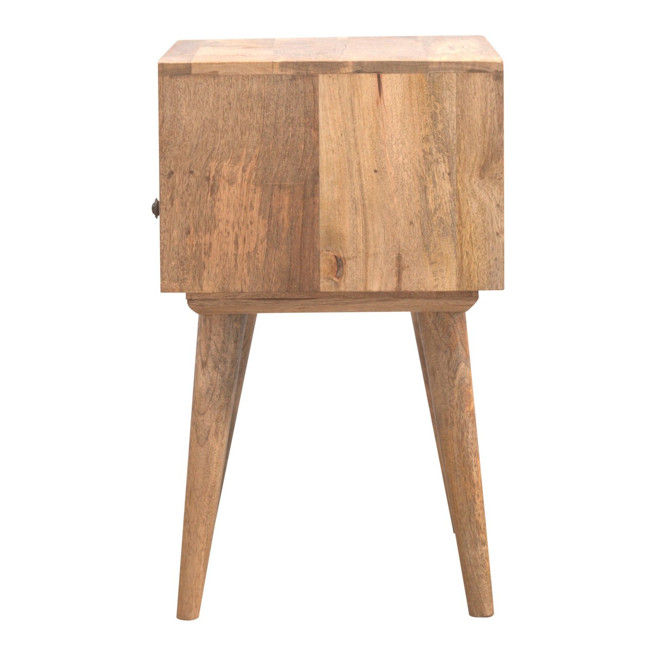 Modern Solid Wood Bedside Cabinet with Draw